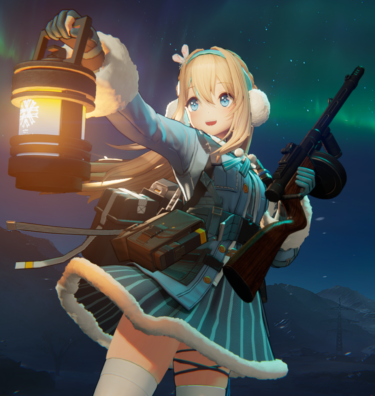 ドルフロ2でもスオミが登場！　3Dモデルで動き回るスオミがあまりにもかわいい。。。水着スキンもあるし、パンツも見える神仕様よ！